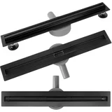 Linearni odtok iz nerjavečega jekla Neox Slim pro black 600