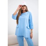 Kesi Włoski Punto set sweatshirt + pants blue | shoptok.hr