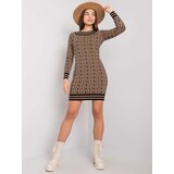 Och Bella Dress-TW-SK-BI-ZS5218.50-camel | Shoptok.si