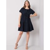 RUE PARIS Dress-RV-SK-6761.68-navy blue | shoptok.hr