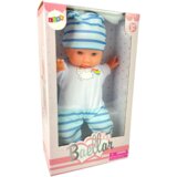  Lutka za igru beba u prugastoj pidžami 30 cm - plava | shoptok.hr