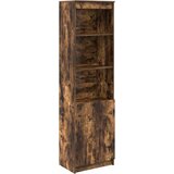  Visoka komoda dimljeni hrast 50x35x180 cm konstruiranog drva | shoptok.hr