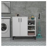 Hanah home Leskar multifunkcionalna komoda s ladicama, 90 x 90,6 x 29,6 cm, bijela Cijene