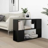 Ormarić za knjige crni 100 x 24 x 63 cm od konstruiranog drva | shoptok.hr