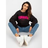 My Red Lips Sweatshirt-EM-BL-617-7.27-black | Shoptok.si