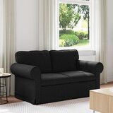 SOFA Crna 155 x 82 x 80 cm tkanina | shoptok.hr