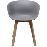 MID.YOU SET NASLANJAČEV, les, umetna masa siva | Shoptok.si
