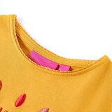  Dječja majica dugih rukava tamna oker boja 104 | shoptok.hr