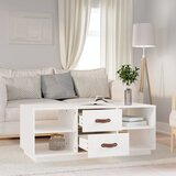  Stolić za kavu bijeli 100 x 50 x 41 cm od masivne borovine | Eponuda.com