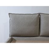 Bobochic Paris Bež oblazinjena zakonska postelja s prostorom za shranjevanje z letvenim dnom 160x200 cm Garance – | Shoptok.si
