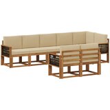  Set vanjskih sofa 8 kom. Prirodna i bež Poliester | shoptok.hr