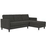 Støraa Temno siva žametna kotna sedežna garnitura Presley – | Shoptok.si