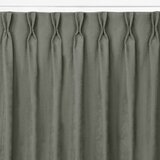  Curtain MILANA color gray style classic flex 7.5 cm with double pleat chenille 220x175 HOMEDE | shoptok.hr