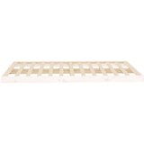  Posteljni okvir bel 120x200 cm trdna borovina, (20794968) | Shoptok.si