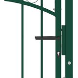  Vrata za ogradu EMMEN s šiljcima čelik 104x109,5 cm zelena | shoptok.hr