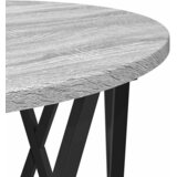 Bocni stol 2 pcs Siva Sonoma Inženjerska drva i čelik | shoptok.hr