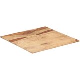vidaXL Stolna ploča od masivnog drva šišama 15 - 16 mm 80 x 80 cm | shoptok.hr