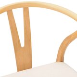  Stolac za blagovanje 2 pcs Prirodna i svijetla | shoptok.hr