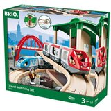 Brio – Velika železniška proga s kretnicami, mostom in peronom – 42 delov | Shoptok.si