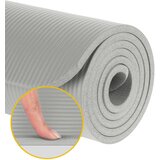 Rebel ACTIVE Strunjača prostirka za jogu, pilates i fitnes 183x61cm debljina 1cm NBR siva RBA-3150-GY Slike