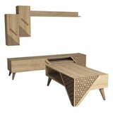Hanah home set za dnevnu sobu beril oak | ePonuda.com