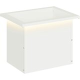  Vrtna posuda za sadnju s LED svjetlom Bijela 30 x 40 x 30 cm | shoptok.hr