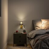  Brilagi - LED zidna lampa NUBILA WOOD 1xE27/25W/230V + LED/3W hrast/crna | Eponuda.com
