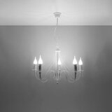  Sollux SL.0214 - Luster na lancu MINERWA 5 5xE14/40W/230V bela | Eponuda.com