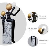  Immax 08802XL - Podna lampa SILUETTE 1xE27/40W/230V 160 cm Aura | Eponuda.com