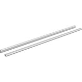  Cijev za ormar 2 pcs Srebrno 764 x 15 x 29 mm | shoptok.hr