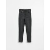 House - Skinny traperice visoka struka - Crna Cijene