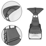 Modern Home ležaljka za plažu 2U1 black | Eponuda.com