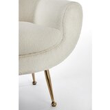 Light & Living Kremno bel fotelj iz tkanine bouclé Vinstra – | Shoptok.si