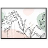  Slika - Pastel line art 90x60 | shoptok.hr