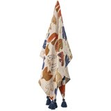 Bloomingville Rjava odeja iz recikliranega bombaža 130x160 cm Anniversary – Cene
