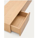 Kave Home TV omarica v hrastovem dekorju v naravni barvi 200x30x40 cm Helvine – | Shoptok.si