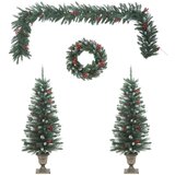  4-dijelni set božićnih ukrasa za vrata PVC | shoptok.hr