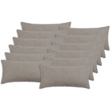  Presvlaka za jastuk 12 pcs HEERLEN Svjetlosiva 40 x 80 cm - Svjetlosiva 40 x 80 cm 12 Slike