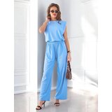 Resti Women's ribbed viscose set, sleeveless and with wide pants | shoptok.hr
