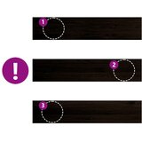  Gazišta stepenice 12 kom tamnosmeđi 120x25x2 cm masivna hrast | shoptok.hr