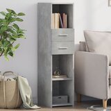  The Living Store Visoka omara betonsko siva 30x42,5x124 cm inženirski les - Visoka Omara, (21495934) Cene