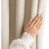 Restilo CARLI curtain, light beige, smooth, classic style, multifunctional tape, Oxford fabric, 285 x 250 cm | shoptok.hr