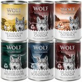 Wolf of Wilderness Miješano pakiranje - 6 x 400 g; The Taste Of Canada, Scandinavia, Mediterran, Outback, Savana | shoptok.hr