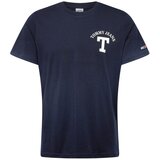 Tommy Jeans Majica &#039;LETTERMAN&#039; mornarska / ognjeno rdeča / bela cene