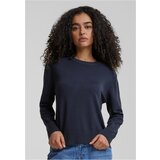 Urban Classics women's knitted sweater with round neckline navy