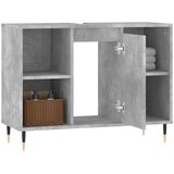  Kupaonski ormarić boja betona 80x33x60 cm od konstruiranog drva | shoptok.hr