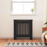  Pokrov za radijator konstruirano drvo crni 78 cm | shoptok.hr