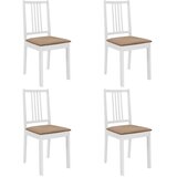  5-dijelni blagovaonski set od MDF-a bijeli | shoptok.hr