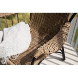 Venture Home Loreto vrtna lounge fotelja, crna | shoptok.hr