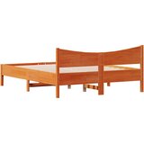  Okvir kreveta bez madraca voštano smeđi 150x200 cm od borovine Voštano smeđa 150 x 200 cm | Shoptok.si